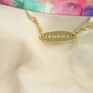 TOCCA ゴールドレーベル ワンピース タック ペイント柄 バックリボン 4 マルチカラー