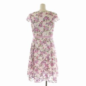 TOCCA CINI ワンピース タック 花柄 6 ライトピンク