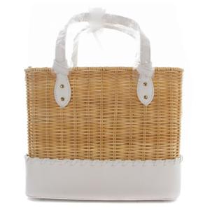 Chesty 20SS フラワーモチーフカゴバッグ ショルダーバッグ ハンドバッグ 2way べージュ 白 ホワイト