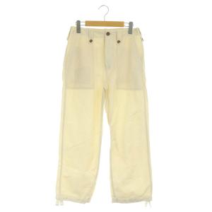 コットンリネン ファティーグパンツ ワイド 1 アイボリー