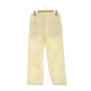 MHL. コットンリネン ファティーグパンツ ワイド 1 アイボリー