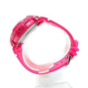 CASIO BGA-130 Baby-G neon dial series 腕時計 クォーツ アナログ 2針 カレンダー ピンク