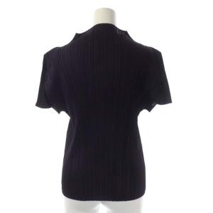 PLEATS PLEASE ISSEY MIYAKE セットアップ プリーツハイネックブラウス アシンメトリースカート 3 4 紫