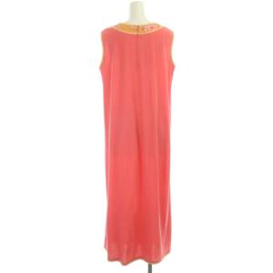 LEONARD ワンピース カンカン素材 40 ピンク