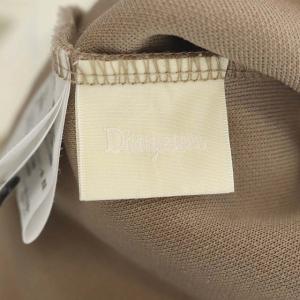 Diagram GRACE CONTINENTAL 21AW シャツ カットソー 長袖 プルオーバー フリル ラウンドネック バックV 36 グレージュ 白 ホワイト