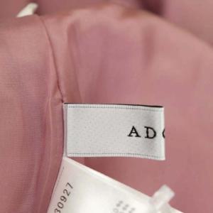 ADORE 21AW ベーシックアムンゼンパンツ テーパード イージー センタープレス ウール混 38 ピンク