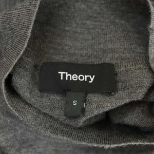 Theory 21AW REGAL WOOL TNECK P ウールハイネックニット カットソー 長袖 S グレー