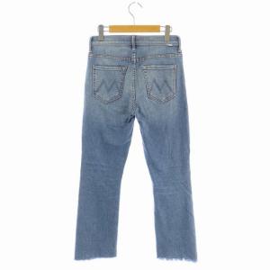 MOTHER アパルトモン取り扱い INSIDER CROP STEP FRAY デニムパンツ ジーンズ スリム カットオフ ダメージ加工