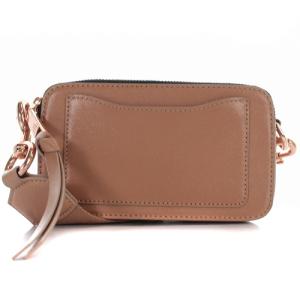 MARC JACOBS スナップショット カメラバッグ ロゴ べージュ