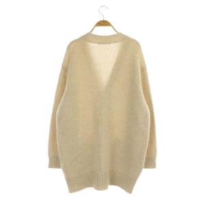 GALERIE VIE ニット ファインウール Vネックロングカーディガン 長袖 S ベージュ