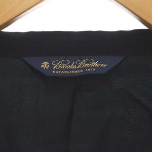 Brooks Brothers モヘア混 2B テーラードジャケット メタルボタン 背抜き 44REG 紺 ネイビー