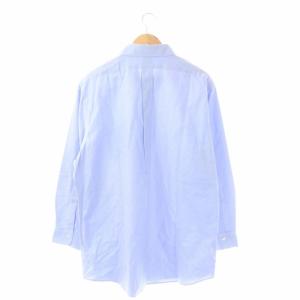 Brooks Brothers REGENT 長袖シャツ コットン BD ボタンダウン 胸ポケット 17 1/2-33 青 ブルー