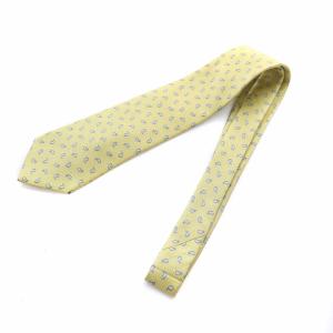 Brooks Brothers ネクタイ レギュラータイ ペイズリー柄 シルク 黄 イエロー