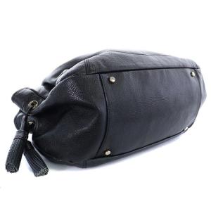 kate spade new york ハンドバッグ レザー ロゴ トートバッグ 黒 ブラック