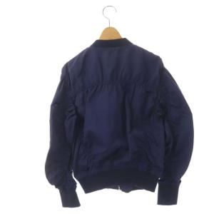 Acne Studios MA-1 ブルゾン ジャケット 総裏地 ジップアップ 36 紺 ネイビー