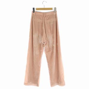 CLANE ミナミタナカ MINAMITANAKA 22AW COLOR LINE VELOR PANTS ベロアパンツ ワイド フレア