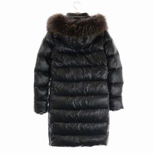 DUVETICA Deneb デネブ ダウンコート アウター ミドル丈 総裏地 ジップアップ 40 黒 ブラック