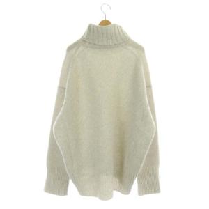GALERIE VIE 22AW ファインウールプルオーバーニット セーター タートルネック 長袖 M ライトグレー