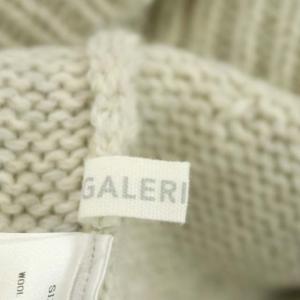 GALERIE VIE 22AW ファインウールプルオーバーニット セーター タートルネック 長袖 M ライトグレー