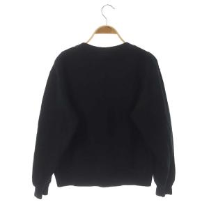 Acne Studios 裏起毛クルーネックスウェット トレーナー プルオーバー XXS 黒 ブラック