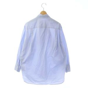 23区 vingt-trois 22AW CANCLINI スカーフ ディテール シャツ ブラウス 長袖 前開き 38 ライトブルー