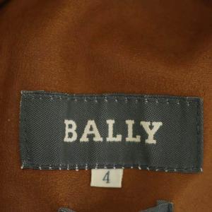 BALLY ムートンシャツ 長袖 前開き 4 キャメル