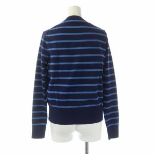 POLO RALPH LAUREN アンサンブル 2点セット ボーダーニット カットソー 半袖 カーディガン 長袖 クルーネック ロゴ刺繍 SP 紺 ネイビー