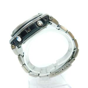 CASIO G-SHOCK 腕時計 アナデジ 2針 電波ソーラー シルバー