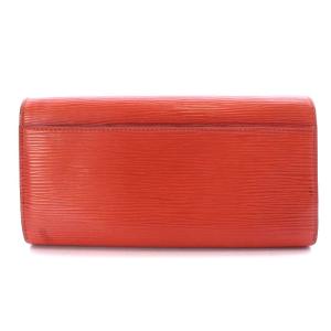 LOUIS VUITTON エピ ポルトフォイユ サラ 長財布 二つ折り レザー オレンジ M60723