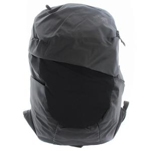 オーロラ デイパック バックパック リュックサック ロゴ 黒 ブラック NMW71950