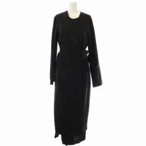 MM6 カシュクールワンピース フェイクレイヤード 40 ブラック