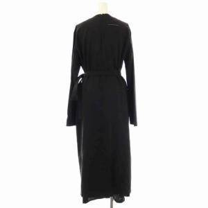 Martin Margiela 6 MM6 カシュクールワンピース フェイクレイヤード 40 ブラック