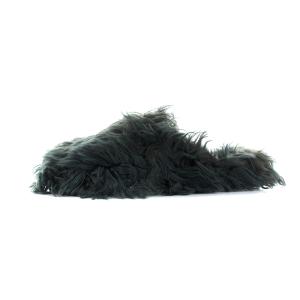 Maison Margiela MM6 スリッポン サンダル エコファー 38 25cm カーキ