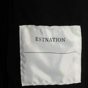 ESTNATION ナイロンジャケット マウンテンパーカー 長袖 ジップアップ M 黒 ブラック