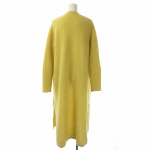 Ron Herman ウール ロングカーディガン 長袖 XS スモークイエロー