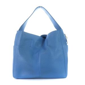 FURLA ショルダーバッグ トートバッグ 2way レザー 青 ブルー