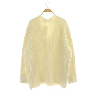 Shinzone VOLUME V-NECK KNIT ニット セーター 長袖 F オフホワイト