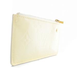 LOUIS VUITTON ポシェットクレ ノワゼット パテントレザーコインケース 小銭入れ アイボリー M91346