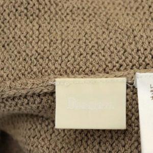 Diagram GRACE CONTINENTAL 麻リリアントップス カットソー フレンチスリーブ プルオーバー 36 茶 ブラウン 黒 ブラック