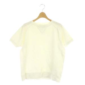 SEED STITCH RAGLAN SLEEVE PO プルオーバー カットソー 半袖 ラグランスリーブ 鹿の子 02 白