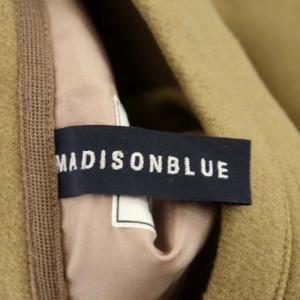 MADISONBLUE MELTON FOOTBABLL WOOL TEE プルオーバー トレーナー スウェット 七分袖 ウール混 00 ベージュ