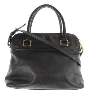 MARC JACOBS ショルダーバッグ ハンドバッグ 2way レザー ロゴ 黒 ブラック