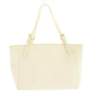 TORY BURCH トートバッグ ハンドバッグ ロゴ レザー 白 ホワイト