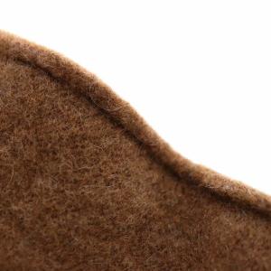 MHL. ラムウール LAMBSWOOL ニットスカーフ 茶 ブラウン 595-0278500