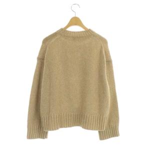 UNITED ARROWS ラメボトルネックニット セーター 長袖 ベージュ