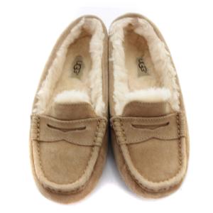 UGG australia VIOLETTE MOCCASIN SLIPPER モカシン フラットシューズ 23cm 茶色 ブラウン 1016048