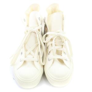 CONVERSE オールスター モノカラーズ ND HI ハイカットスニーカー キャンバス 24.5cm 白 ホワイト 1CJ893