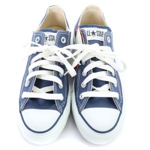 CONVERSE キャンバス オールスターOX CANVAS ALL STAR OX ローカットスニーカー 24.5cm 紺 ネイビー M9697