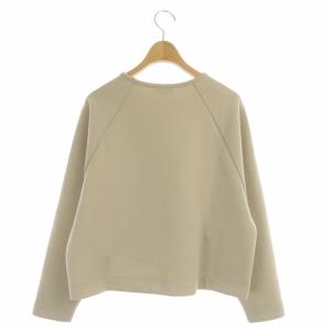 Theory 22SS ダンボールプルオーバー スウェット トレーナー 長袖 ラグランスリーブ S グレージュ