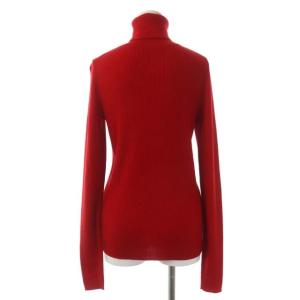 L'Appartement 22AW Rib T/N Knit リブニット セーター 長袖 タートルネック プルオーバー ウール 赤 レッド